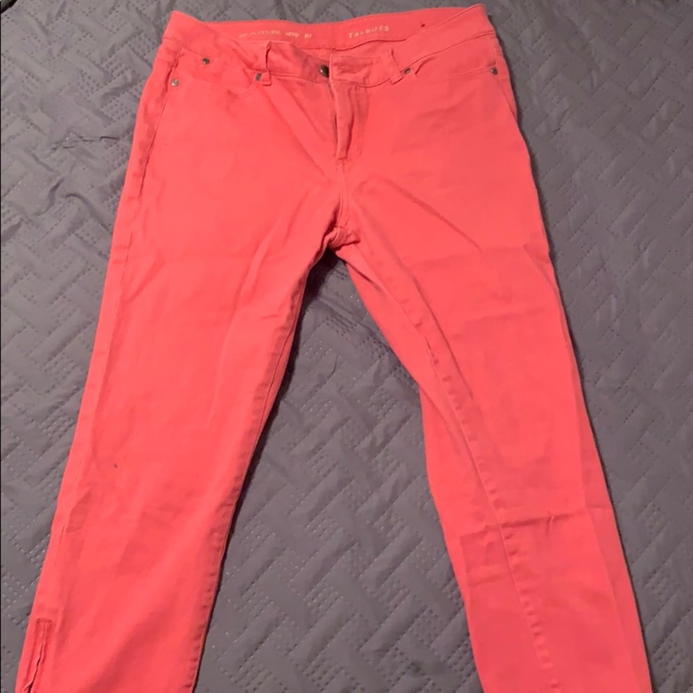 Pink Talbots jeans!